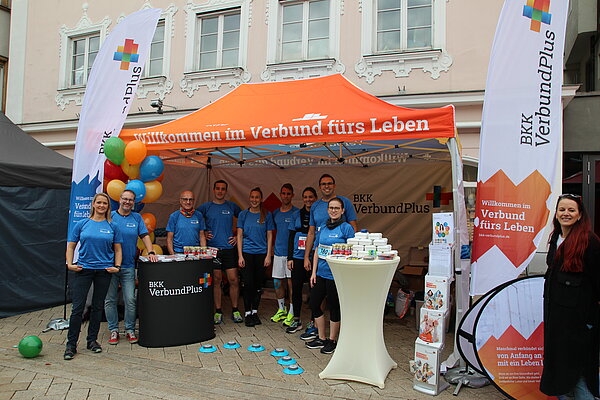 Stand der BKK VerbundPlus auf dem Genießerlauf.